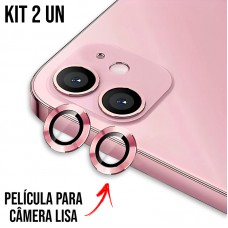 Película de Câmera Lisa iPhone 11/12/12 Mini - Rosê
